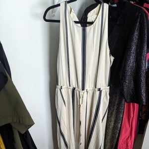 Loft | Sleeveless Peep-Back Dress with Pockets